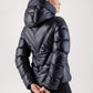 Equiline Quilted Jacket Women Coolbomb Glossy Black