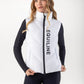 Equiline Quilted Vest Women Cilet White