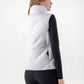 Equiline Quilted Vest Women Cilet White