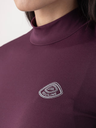Equiline Training shirt second skin ladies Geco Amaranto