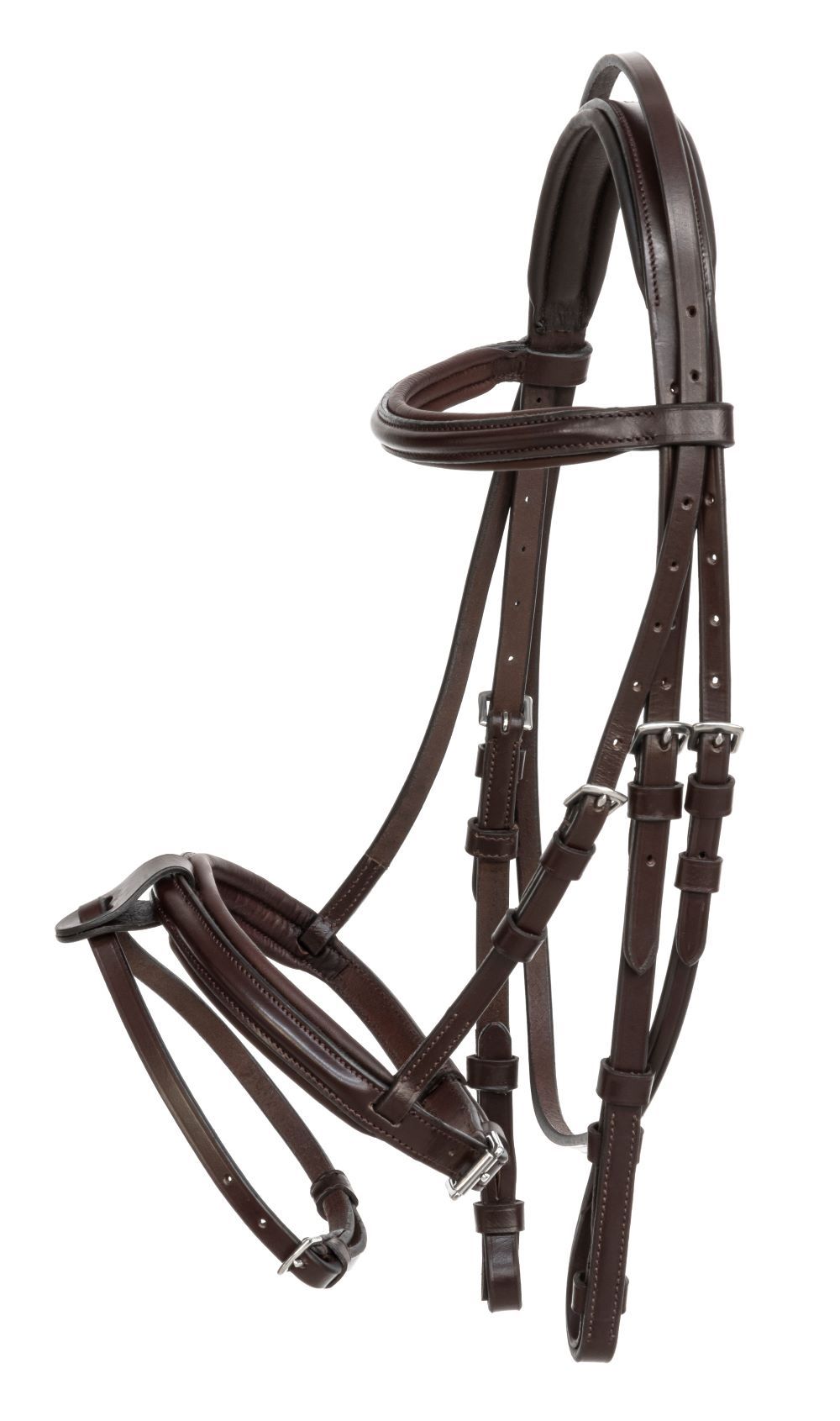 Equiline Bridle Flash noseband Pony Brown