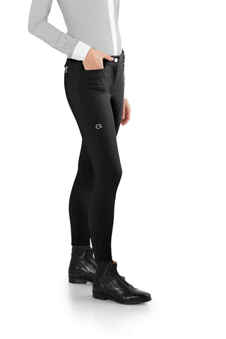 EGO7 Jumping EJ riding breeches ladies knee grip Black