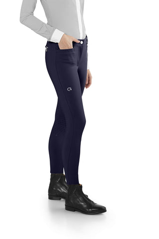 EGO7 Jumping EJ riding breeches ladies knee grip Navy