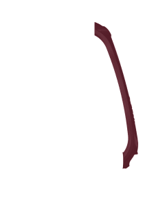Flex-On Removable Arm set Iron S Stijgbeugels Burgundy
