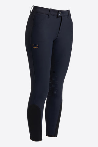 RG riding breeches knee grip junior navy