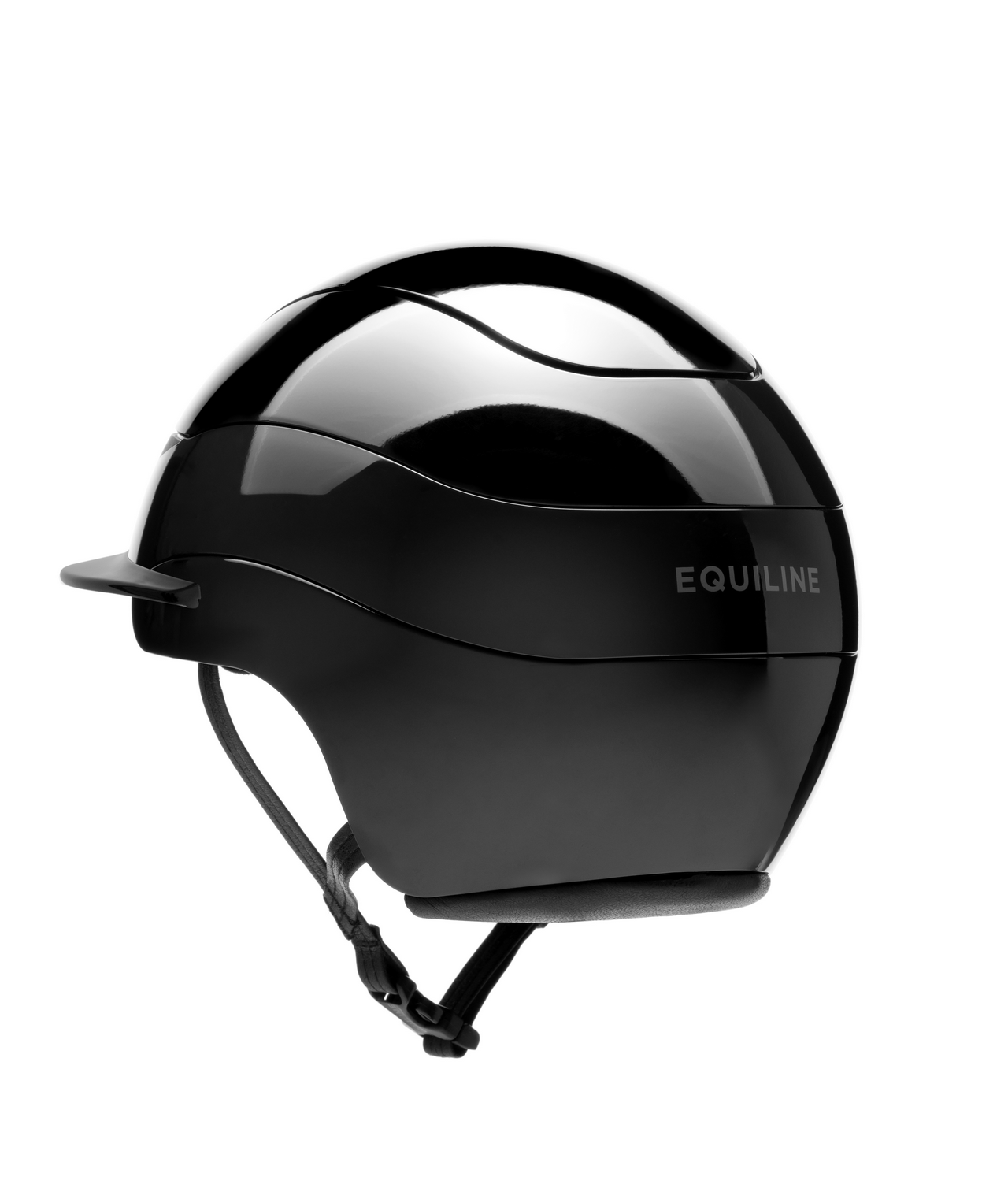 Equiline Horse Riding Helmet Xanto Gloss Black