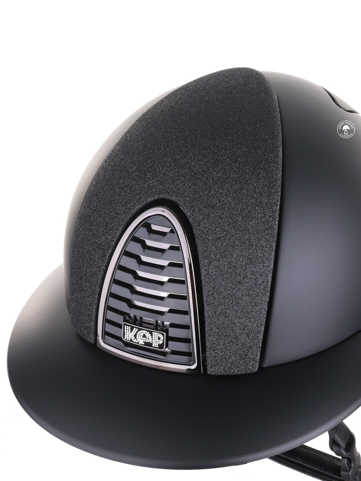 Kep Italia Paardrijhelm Cromo 2.0 Matt Polo Klep Zwart Mirror Black Frame Star Insert