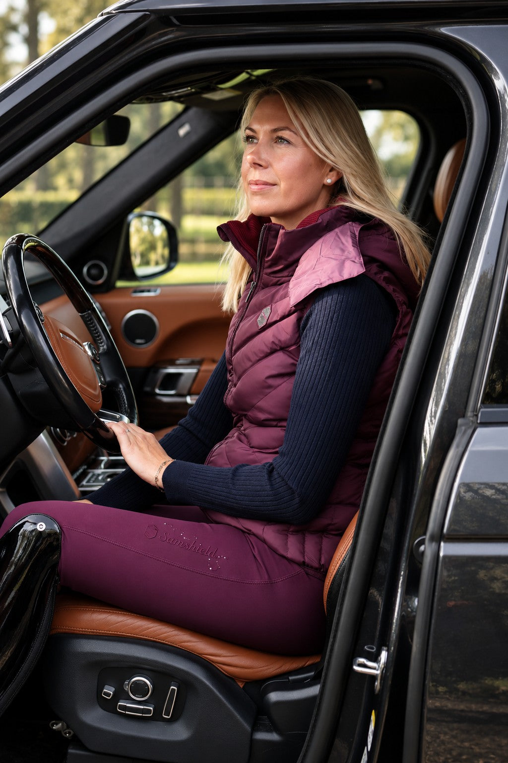 Samshield Bodywarmer Dames Chamonix Plum