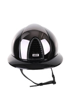 Kep Italia Paardrijhelm Cromo 2.0 Polish Polo Klep Zwart Mirror Insert Swarovski Frame