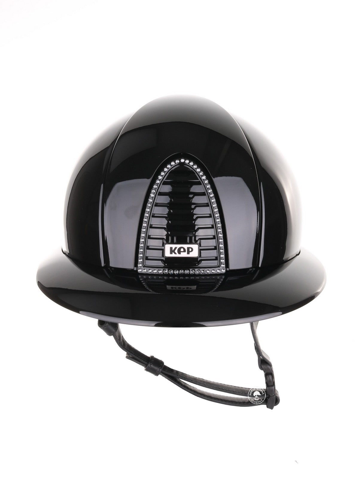 Kep Italia Paardrijhelm Cromo 2.0 Polish Polo Klep Zwart Swarovski Frame