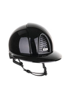 Kep Italia Paardrijhelm Cromo 2.0 Polish Polo Klep Zwart Swarovski Frame