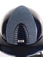 Kep Italia Paardrijhelm Cromo 2.0 Polish Polo Klep Blauw Vanity Insert