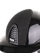 Kep Italia Paardrijhelm Cromo 2.0 Polish Polo Klep Zwart Vanity Insert Swarovski Frame