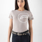 Equiline T-shirt ladies Cubry Tortora