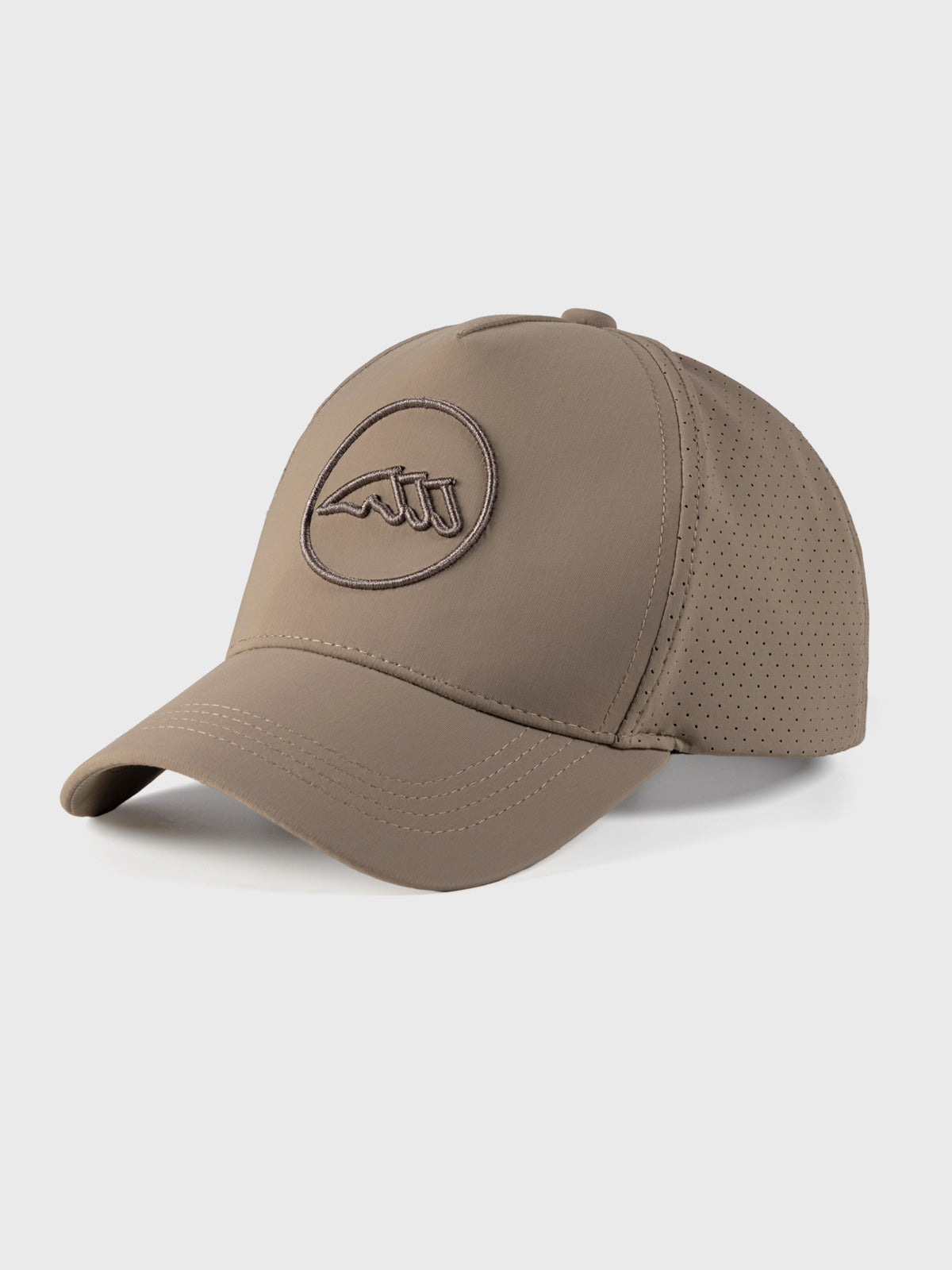 Equiline adjustable cap Cafrec Taupe Gray