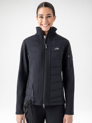 Equiline Women's Airbag Compatible Softshell Jacket Entrec Black