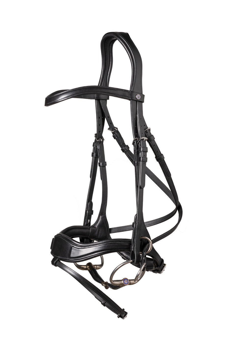 TRUST bridle Falsterbo T-Motion silver buckles Black