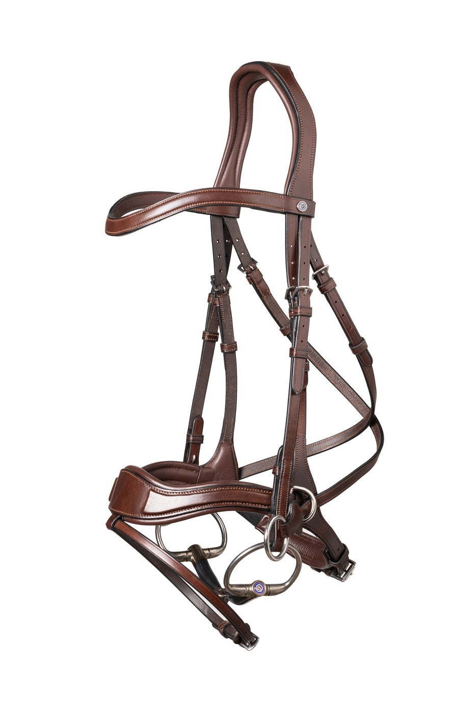 TRUST bridle Falsterbo T-Motion silver buckles Brown