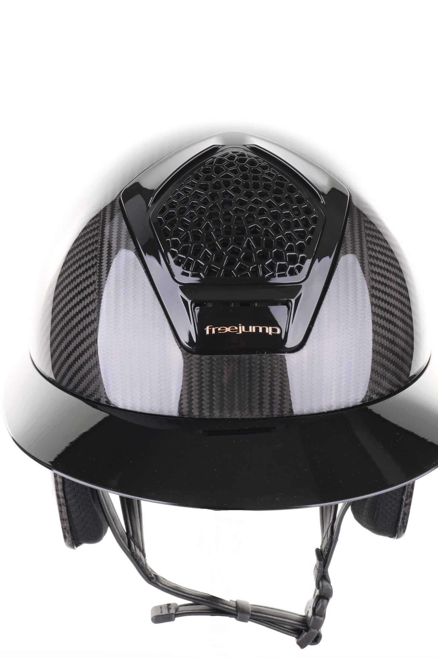 Freejump Helmet Voronoï with Temple Protection Carbon Gloss Black