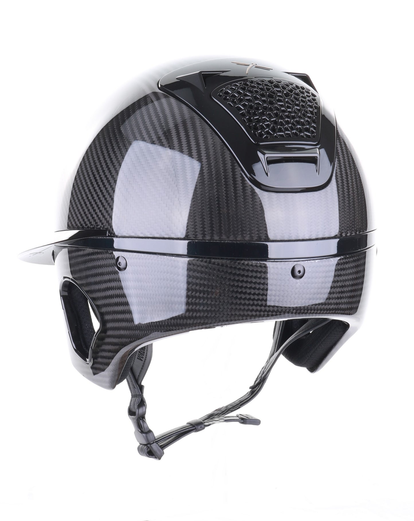 Freejump Helmet Voronoï with Temple Protection Carbon Gloss Black