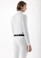Equiline Wedstrijdshirt Heren Lange Mouwen Cooling Fabric Eqcolorg Wit