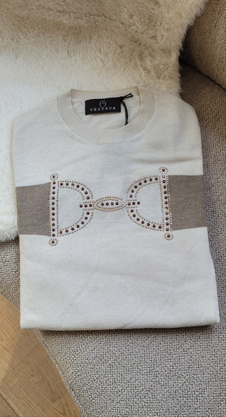 Vestrum knitted sweater ladies Vasteras Panna-Cort