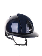 Kep Italia Paardrijhelm Cromo 2.0 Polish Polo Klep Blauw Suede Insert