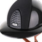 Kep Italia Riding Helmet Cromo 2.0 Shine Polo Peak Black RAW Frame Galassia Insert Beige Chin Strap