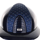 Kep Italia Riding Helmet Cromo 2.0 Polish Polo Peak Blue Milano Blue Cross Insert