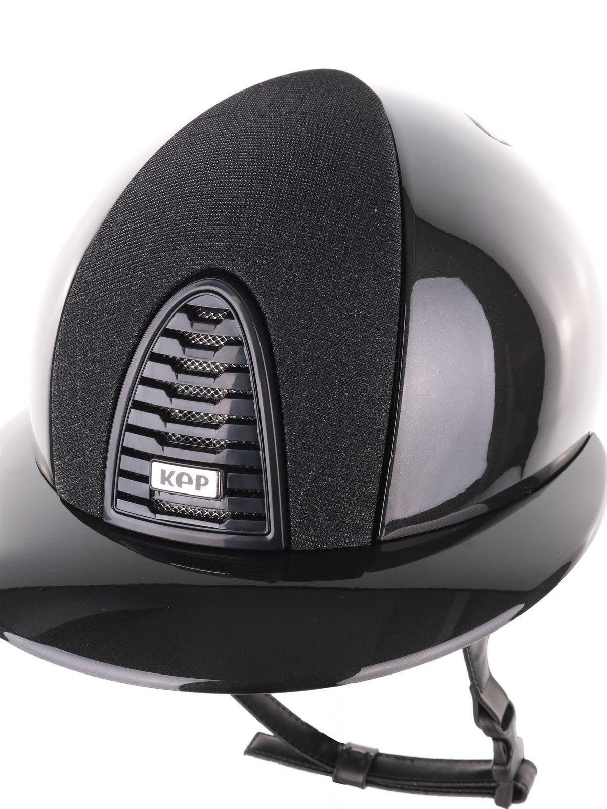 Kep Italia Riding Helmet Cromo 2.0 Shine Polo Peak Black RAW Frame Galassia Insert
