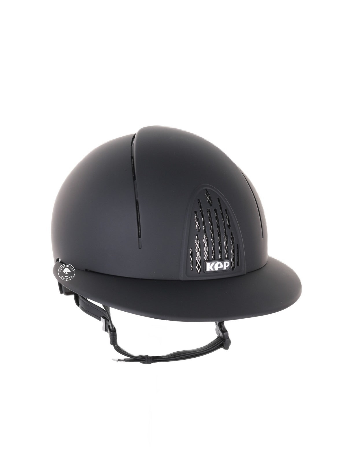 Kep Italia Riding Helmet Smart Textile Polo Visor Black