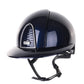 Kep Italia Riding Helmet Cromo 2.0 Polish Polo Peak Blue Swarovski Frame