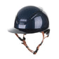 Kask Star Lady 2.0 Pure Shine Chrome Leather Light Brown Chinstrap Navy