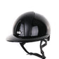 Kep Italia Riding Helmet Cromo 2.0 Polish Polo Peak Black Textile Inserts