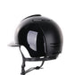 Kep Italia Riding Helmet Cromo 2.0 Polish Polo Peak Black Textile Inserts