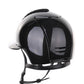 Kep Italia Riding Helmet Cromo 2.0 Shine Polo Peak Black RAW Frame Milano Insert