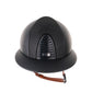 Kep Italia Riding Helmet Cromo 2.0 Matt Polo Peak Black Luminor Insert Beige Chin Strap