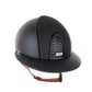 Kep Italia Riding Helmet Cromo 2.0 Matt Polo Peak Black Luminor Insert Beige Chin Strap