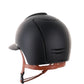 Kep Italia Riding Helmet Cromo 2.0 Matt Polo Peak Black Luminor Insert Beige Chin Strap