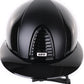 Kep Italia Riding Helmet Cromo 2.0 Polish Polo Peak Black Textile Inserts