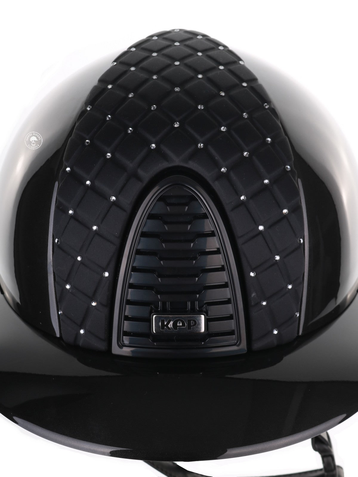 Kep Italia Riding Helmet Cromo 2.0 Shine Polo Peak Black RAW Frame Milano Cross Insert