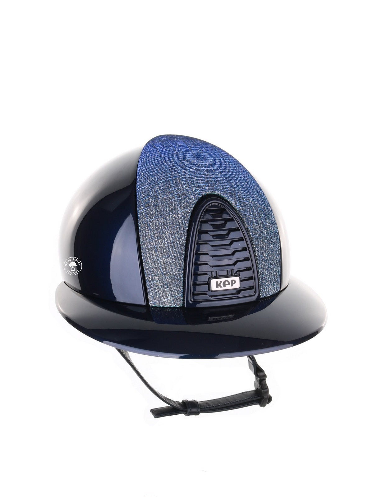 Kep Italia Paardrijhelm Cromo 2.0 Polish Polo Klep Blauw Galassia Light Blue Insert