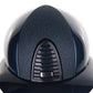 Kep Italia Riding Helmet Cromo 2.0 Shine Polo Peak Blue RAW Frame Luminor Blue Insert Beige Chin Strap