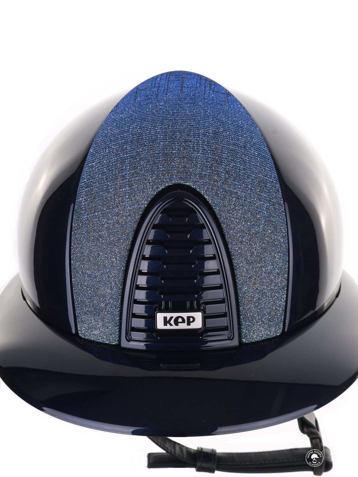 Kep Italia Riding Helmet Cromo 2.0 Polish Polo Peak Blue Galassia Light Blue Insert