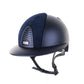 Kep Italia Riding Helmet Cromo 2.0 Textile Polo Peak Blue Suede Inserts