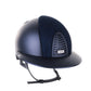 Kep Italia Riding Helmet Cromo 2.0 Textile Polo Peak Blue Suede Inserts