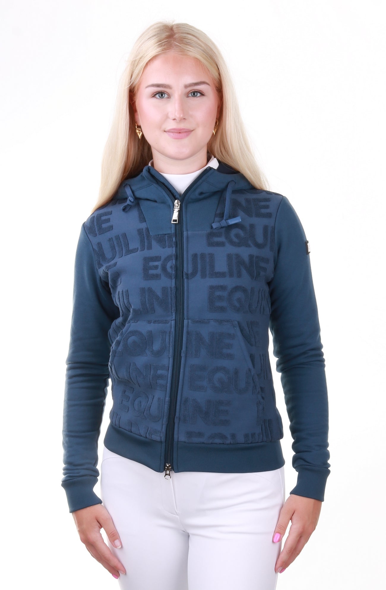 Equiline hooded vest ladies Evere Blue Teal