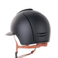 Kep Italia Riding Helmet Cromo 2.0 Matt Polo Peak Black Suede Insert Beige Chin Strap