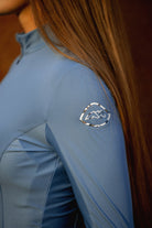 Equiline Trainingsshirt second skin dames Edison Provincial Blue