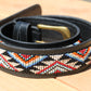 Belt with beads Ghana Black